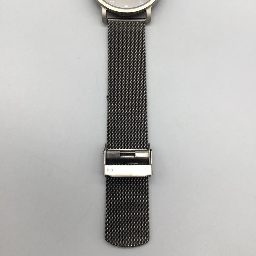 Skagen Hagen SKW6307 Mens Watch 40mm Gray Dial Titanium Mesh Date New Battery
